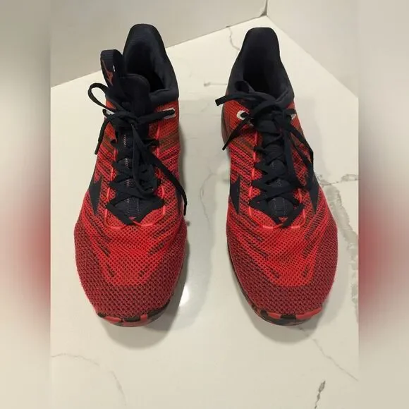 Mizuno Men's Tc-11 Cross Trainer running red black sneakers shoe low top size 14
